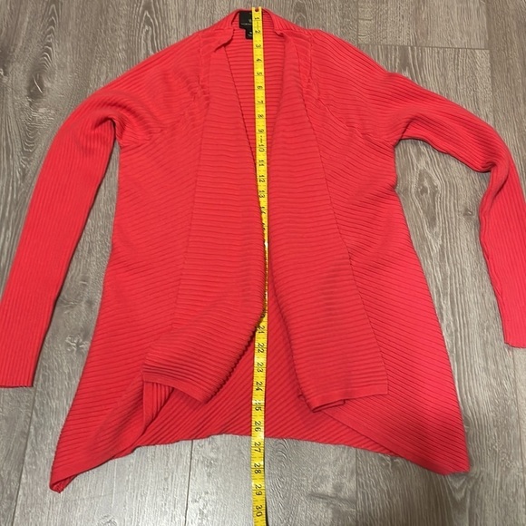 Worthington Long Sleeve Open Cardigan Asymmetrical M - Picture 13 of 13